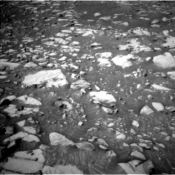 Nasa's Mars rover Curiosity acquired this image using its Left Navigation Camera on Sol 3436, at drive 258, site number 94