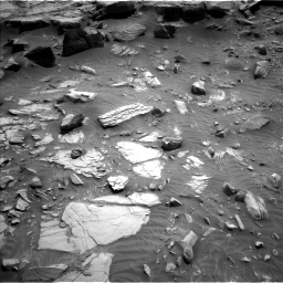 Nasa's Mars rover Curiosity acquired this image using its Left Navigation Camera on Sol 3436, at drive 372, site number 94