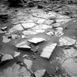 Nasa's Mars rover Curiosity acquired this image using its Left Navigation Camera on Sol 3436, at drive 468, site number 94