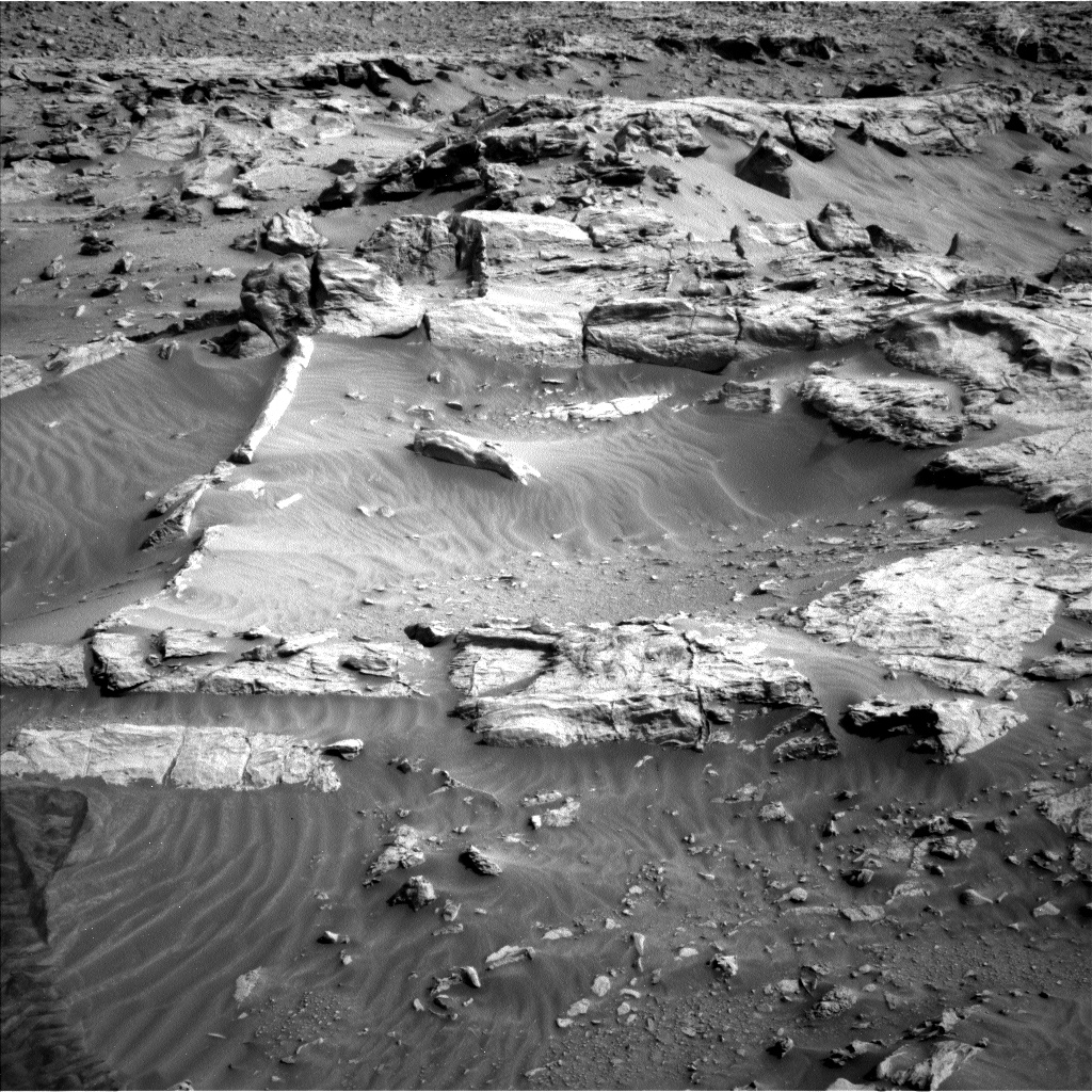 Nasa's Mars rover Curiosity acquired this image using its Left Navigation Camera on Sol 3436, at drive 556, site number 94