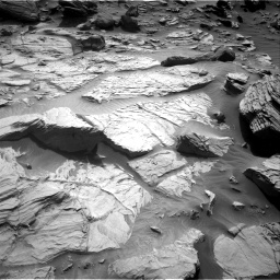 Nasa's Mars rover Curiosity acquired this image using its Right Navigation Camera on Sol 3436, at drive 528, site number 94