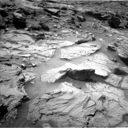 Nasa's Mars rover Curiosity acquired this image using its Left Navigation Camera on Sol 3437, at drive 556, site number 94