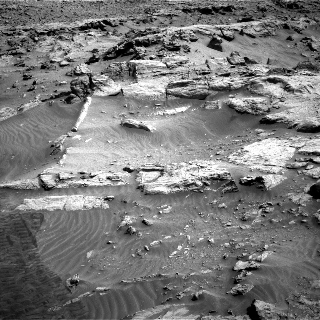 Nasa's Mars rover Curiosity acquired this image using its Left Navigation Camera on Sol 3437, at drive 574, site number 94