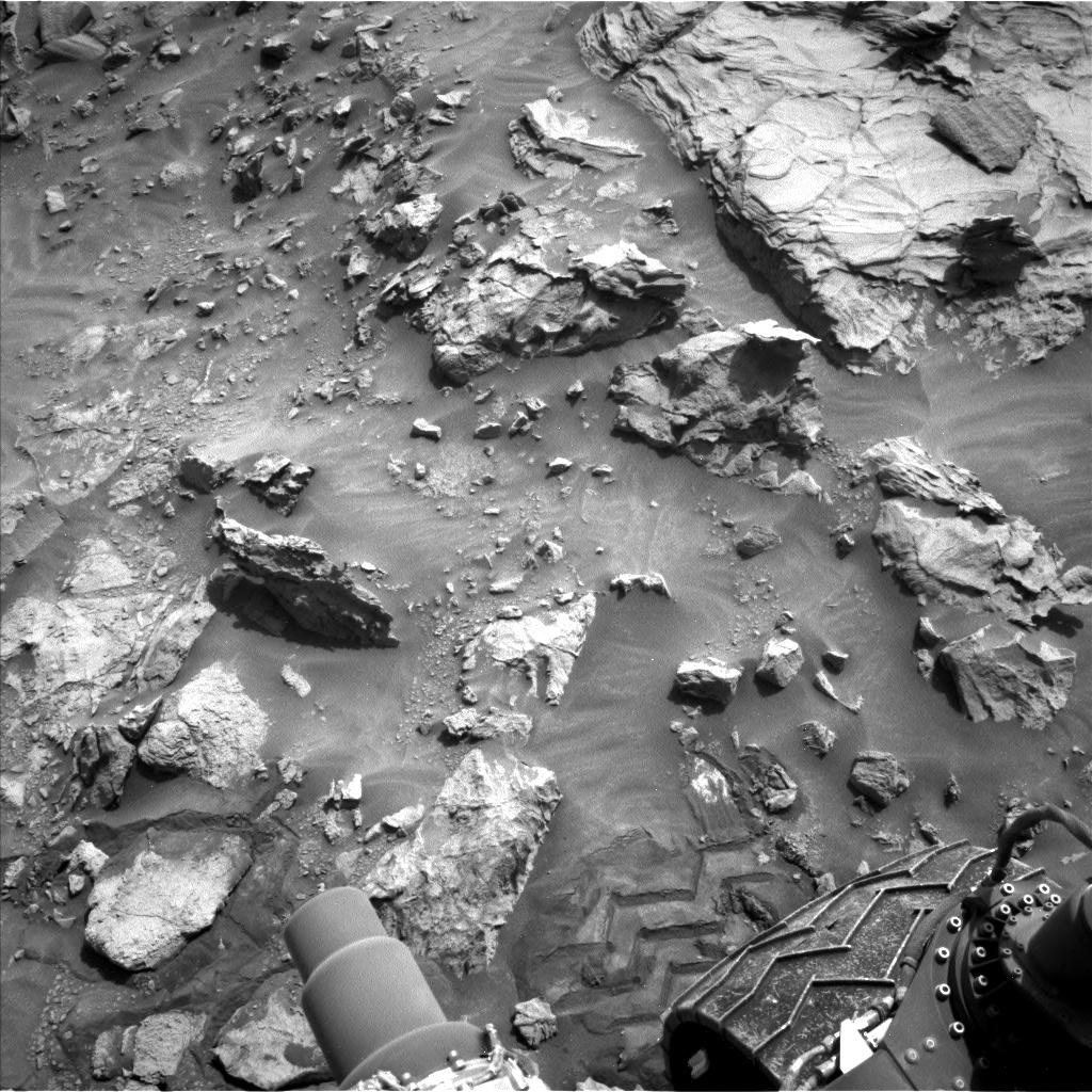 Nasa's Mars rover Curiosity acquired this image using its Left Navigation Camera on Sol 3437, at drive 574, site number 94