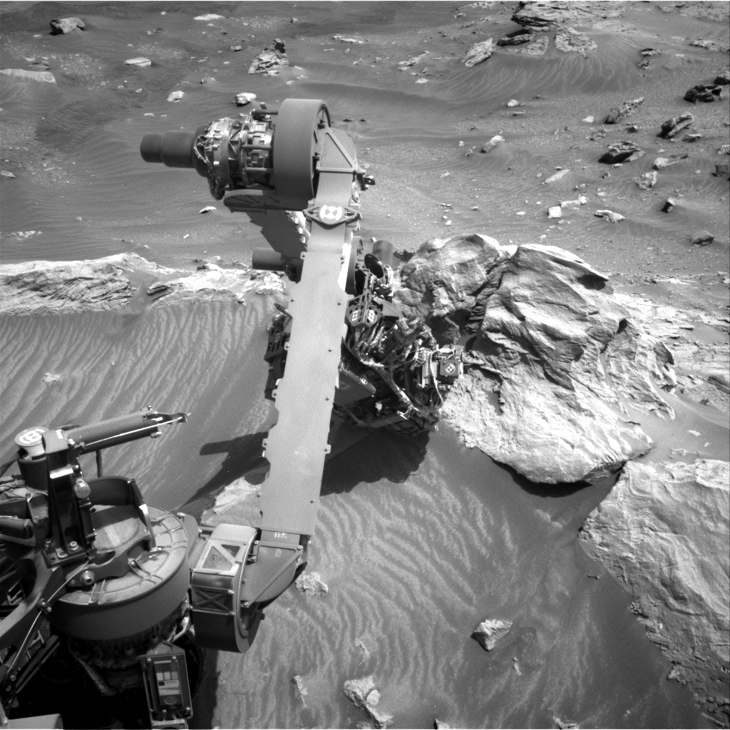 Nasa's Mars rover Curiosity acquired this image using its Right Navigation Camera on Sol 3444, at drive 634, site number 94