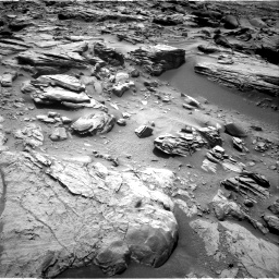 Nasa's Mars rover Curiosity acquired this image using its Right Navigation Camera on Sol 3444, at drive 640, site number 94
