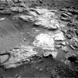 Nasa's Mars rover Curiosity acquired this image using its Right Navigation Camera on Sol 3444, at drive 688, site number 94
