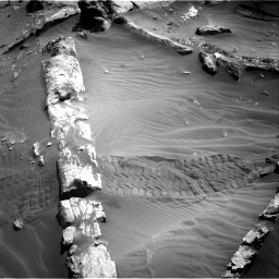 Nasa's Mars rover Curiosity acquired this image using its Right Navigation Camera on Sol 3444, at drive 772, site number 94