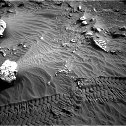 Nasa's Mars rover Curiosity acquired this image using its Left Navigation Camera on Sol 3447, at drive 910, site number 94