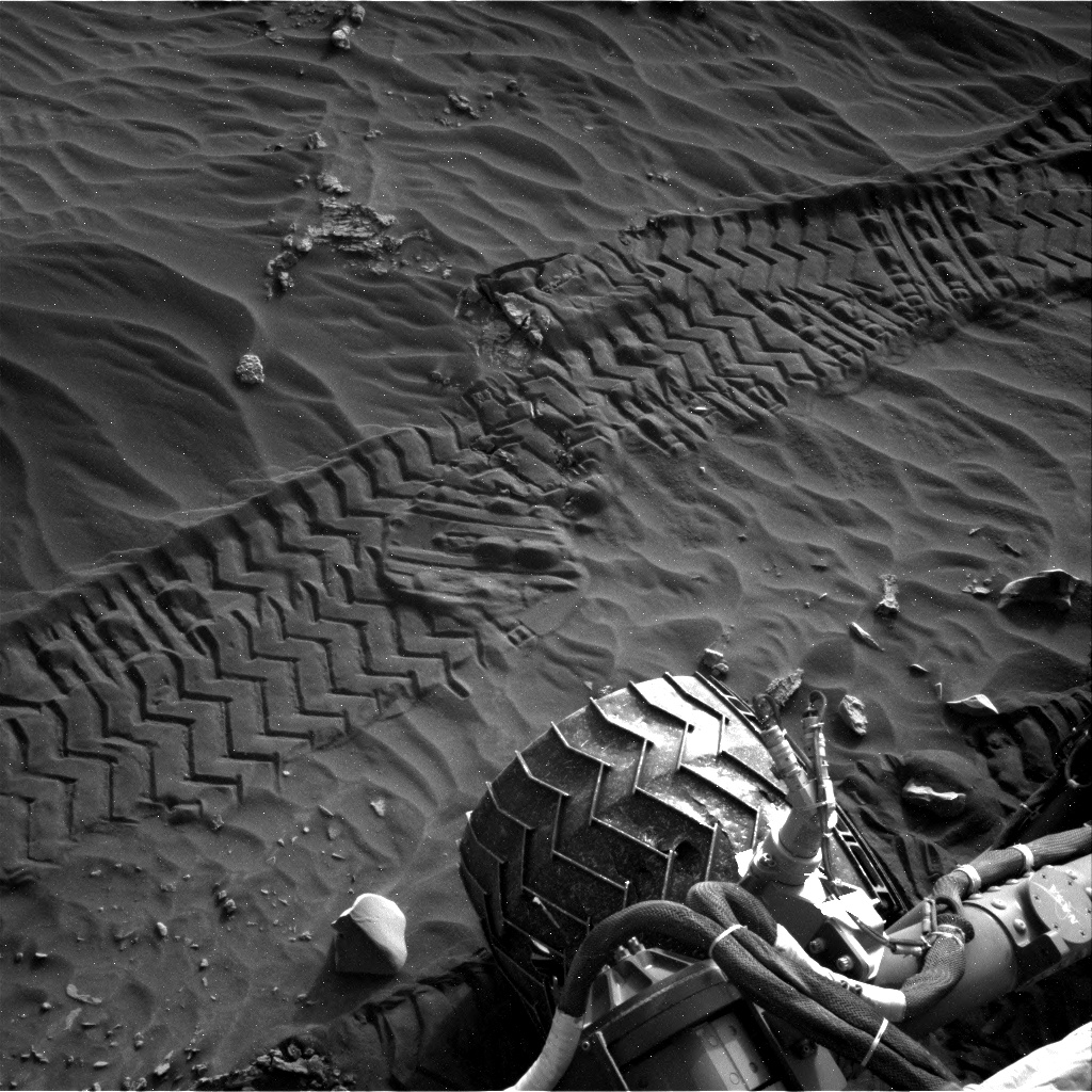Nasa's Mars rover Curiosity acquired this image using its Right Navigation Camera on Sol 3447, at drive 964, site number 94