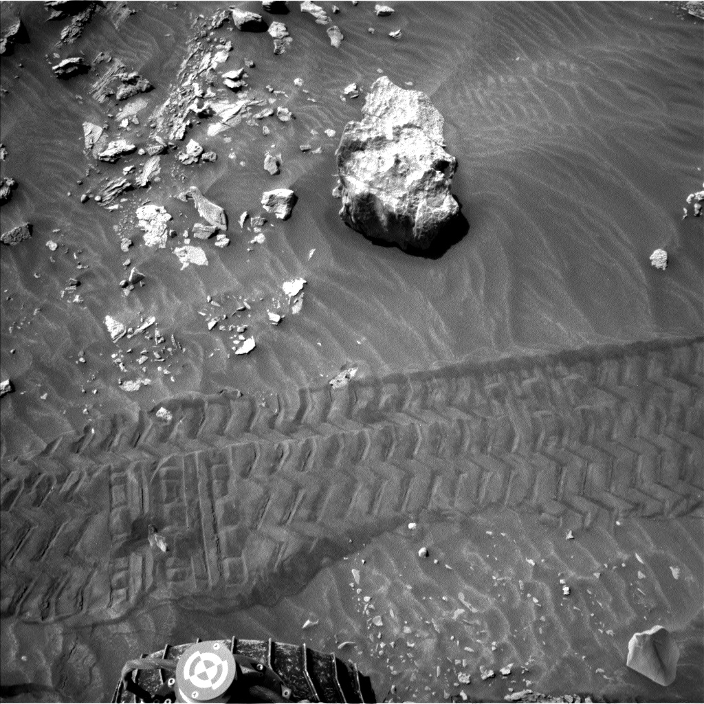 Nasa's Mars rover Curiosity acquired this image using its Left Navigation Camera on Sol 3448, at drive 964, site number 94