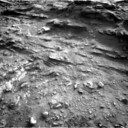 Nasa's Mars rover Curiosity acquired this image using its Left Navigation Camera on Sol 3449, at drive 1060, site number 94