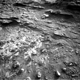 Nasa's Mars rover Curiosity acquired this image using its Left Navigation Camera on Sol 3449, at drive 1066, site number 94