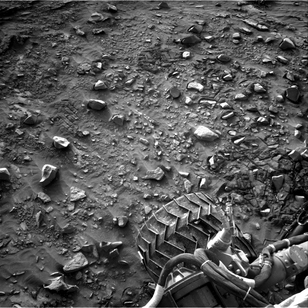 Nasa's Mars rover Curiosity acquired this image using its Right Navigation Camera on Sol 3449, at drive 1102, site number 94