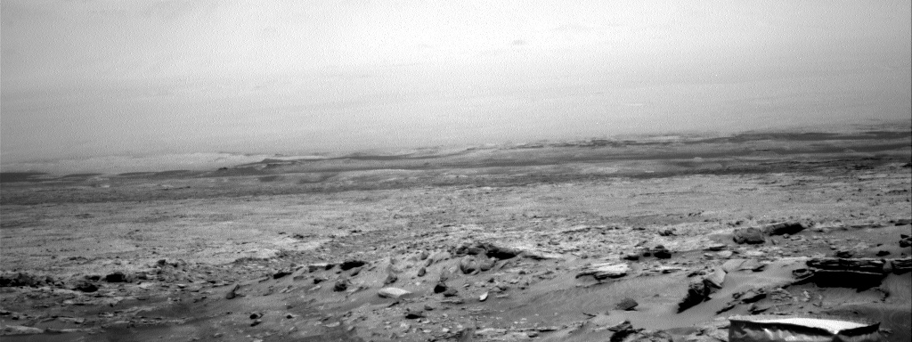 Nasa's Mars rover Curiosity acquired this image using its Right Navigation Camera on Sol 3452, at drive 1102, site number 94