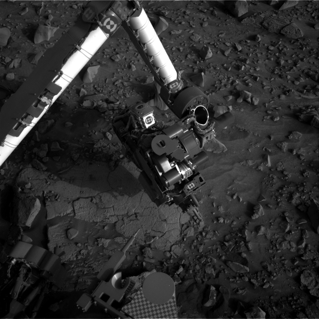 Nasa's Mars rover Curiosity acquired this image using its Right Navigation Camera on Sol 3453, at drive 1102, site number 94