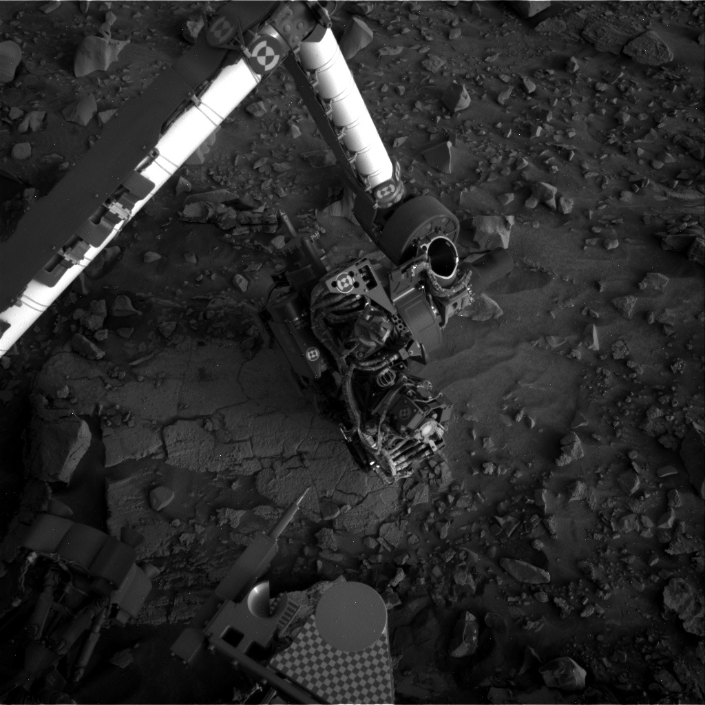 Nasa's Mars rover Curiosity acquired this image using its Right Navigation Camera on Sol 3453, at drive 1102, site number 94