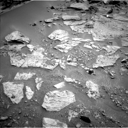 Nasa's Mars rover Curiosity acquired this image using its Left Navigation Camera on Sol 3454, at drive 1390, site number 94