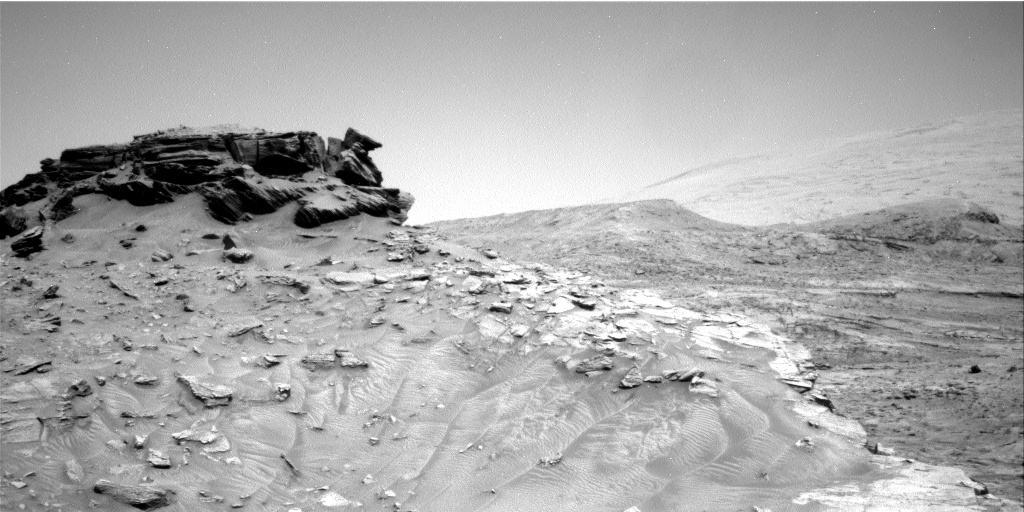 Nasa's Mars rover Curiosity acquired this image using its Right Navigation Camera on Sol 3454, at drive 1418, site number 94