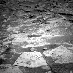 Nasa's Mars rover Curiosity acquired this image using its Left Navigation Camera on Sol 3456, at drive 1572, site number 94