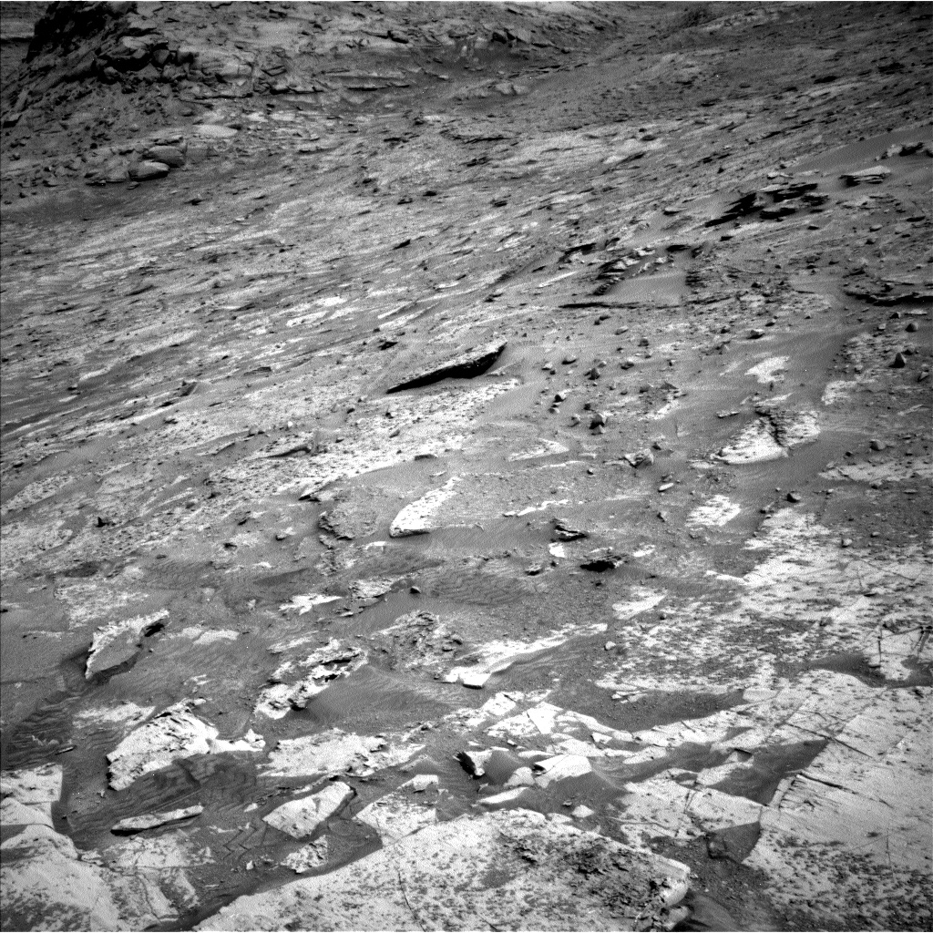Nasa's Mars rover Curiosity acquired this image using its Left Navigation Camera on Sol 3456, at drive 1578, site number 94