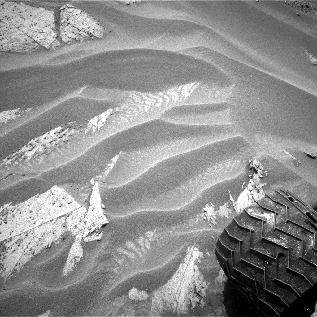 Nasa's Mars rover Curiosity acquired this image using its Left Navigation Camera on Sol 3456, at drive 1578, site number 94