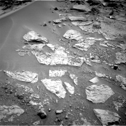 Nasa's Mars rover Curiosity acquired this image using its Right Navigation Camera on Sol 3456, at drive 1494, site number 94