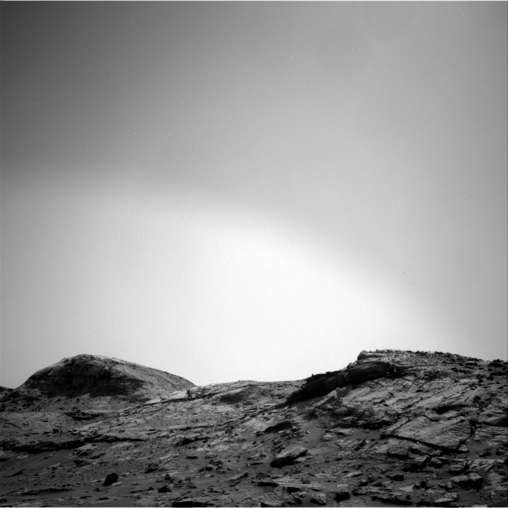 Nasa's Mars rover Curiosity acquired this image using its Right Navigation Camera on Sol 3457, at drive 1578, site number 94