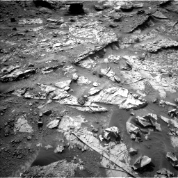 Nasa's Mars rover Curiosity acquired this image using its Left Navigation Camera on Sol 3458, at drive 1668, site number 94