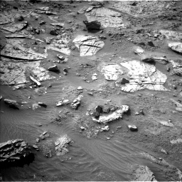 Nasa's Mars rover Curiosity acquired this image using its Left Navigation Camera on Sol 3458, at drive 1770, site number 94