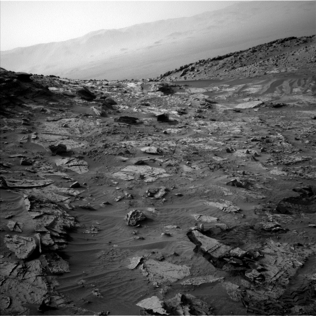 Nasa's Mars rover Curiosity acquired this image using its Left Navigation Camera on Sol 3458, at drive 1854, site number 94