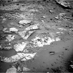 Nasa's Mars rover Curiosity acquired this image using its Left Navigation Camera on Sol 3461, at drive 1926, site number 94