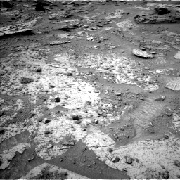 Nasa's Mars rover Curiosity acquired this image using its Left Navigation Camera on Sol 3461, at drive 2034, site number 94