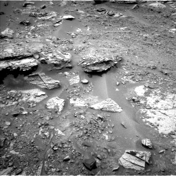 Nasa's Mars rover Curiosity acquired this image using its Left Navigation Camera on Sol 3461, at drive 2106, site number 94