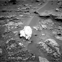 Nasa's Mars rover Curiosity acquired this image using its Left Navigation Camera on Sol 3461, at drive 2130, site number 94