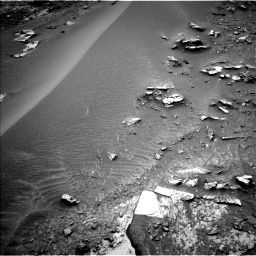 Nasa's Mars rover Curiosity acquired this image using its Left Navigation Camera on Sol 3461, at drive 2166, site number 94