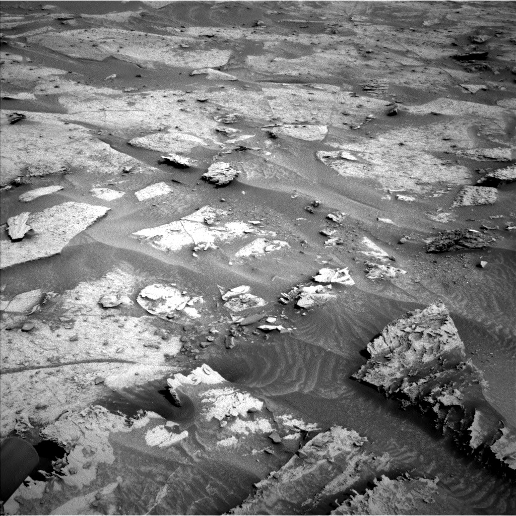 Nasa's Mars rover Curiosity acquired this image using its Left Navigation Camera on Sol 3461, at drive 2196, site number 94