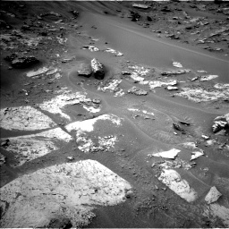 Nasa's Mars rover Curiosity acquired this image using its Left Navigation Camera on Sol 3461, at drive 2242, site number 94
