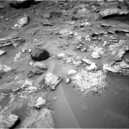 Nasa's Mars rover Curiosity acquired this image using its Right Navigation Camera on Sol 3461, at drive 1860, site number 94