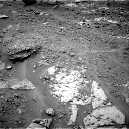 Nasa's Mars rover Curiosity acquired this image using its Right Navigation Camera on Sol 3461, at drive 2100, site number 94