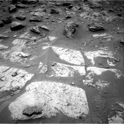 Nasa's Mars rover Curiosity acquired this image using its Right Navigation Camera on Sol 3461, at drive 2220, site number 94