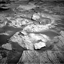 Nasa's Mars rover Curiosity acquired this image using its Left Navigation Camera on Sol 3462, at drive 2332, site number 94