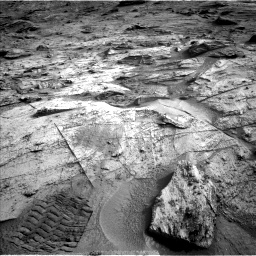 Nasa's Mars rover Curiosity acquired this image using its Left Navigation Camera on Sol 3462, at drive 2536, site number 94