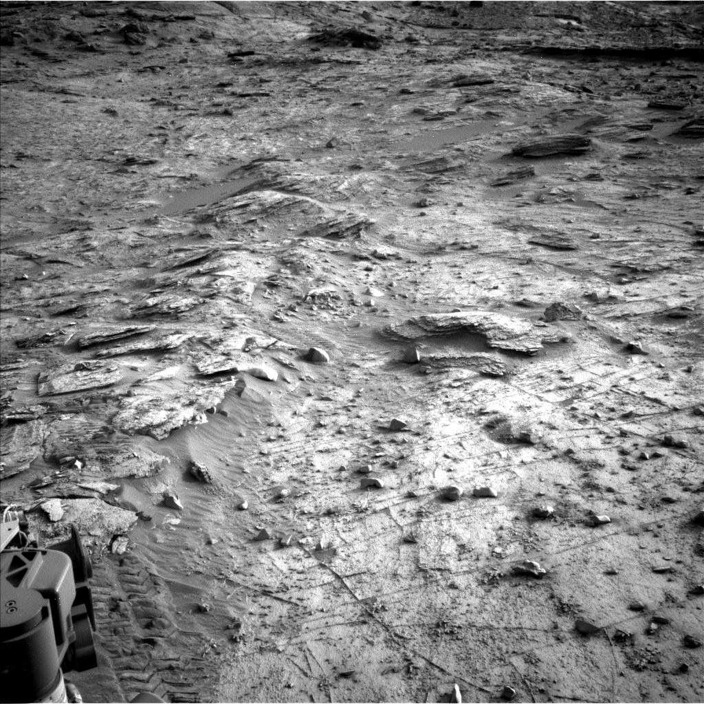 Nasa's Mars rover Curiosity acquired this image using its Left Navigation Camera on Sol 3462, at drive 2636, site number 94