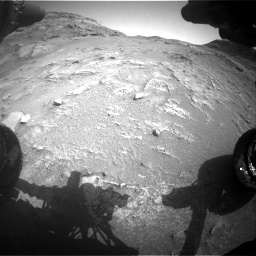 Nasa's Mars rover Curiosity acquired this image using its Front Hazard Avoidance Camera (Front Hazcam) on Sol 3463, at drive 2954, site number 94