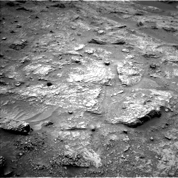 Nasa's Mars rover Curiosity acquired this image using its Left Navigation Camera on Sol 3463, at drive 2822, site number 94