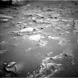 Nasa's Mars rover Curiosity acquired this image using its Left Navigation Camera on Sol 3463, at drive 2918, site number 94