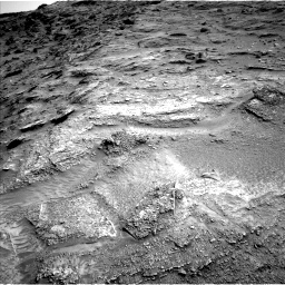 Nasa's Mars rover Curiosity acquired this image using its Left Navigation Camera on Sol 3463, at drive 3080, site number 94