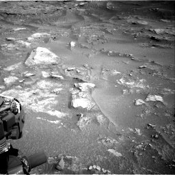 Nasa's Mars rover Curiosity acquired this image using its Right Navigation Camera on Sol 3463, at drive 2906, site number 94