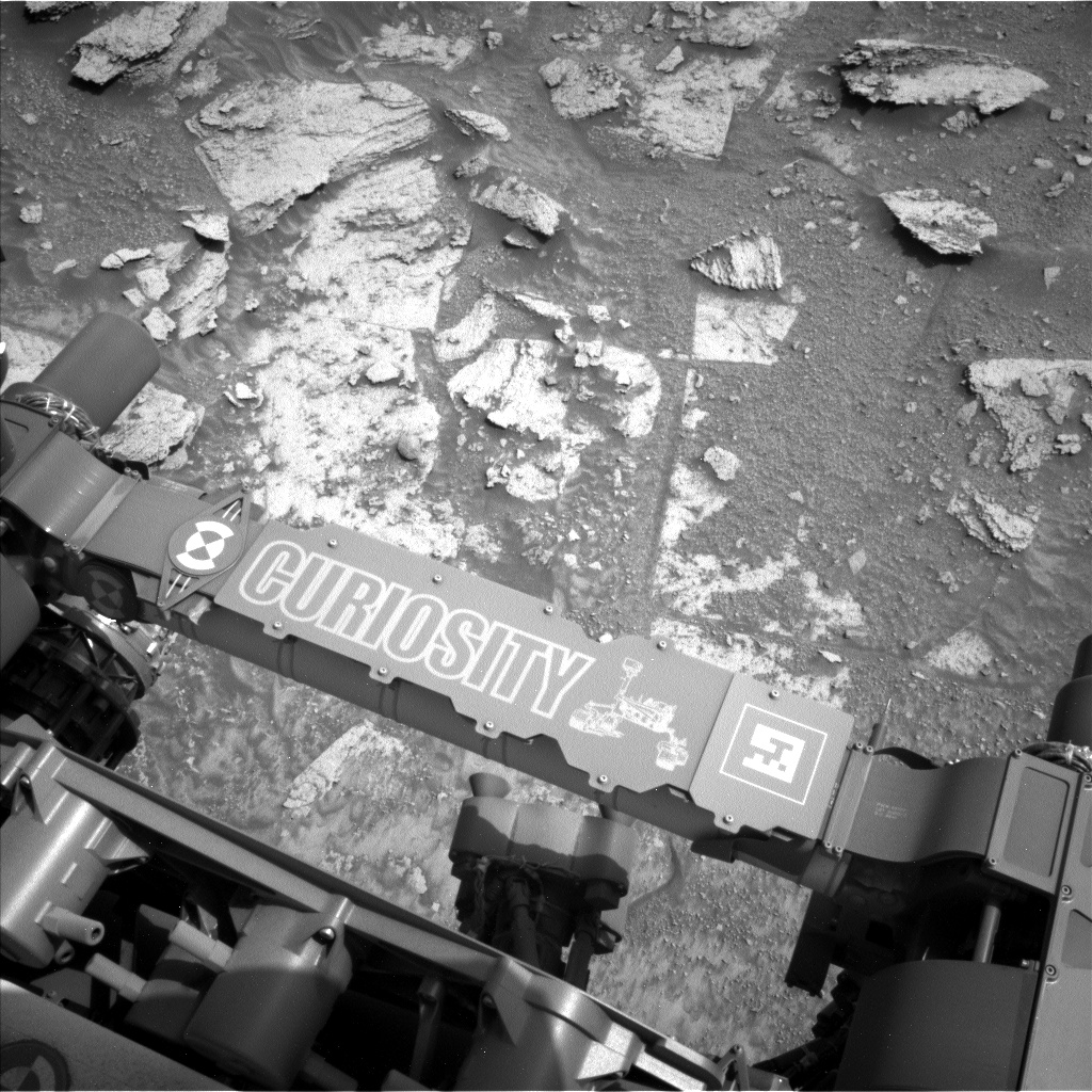 Nasa's Mars rover Curiosity acquired this image using its Left Navigation Camera on Sol 3465, at drive 3386, site number 94